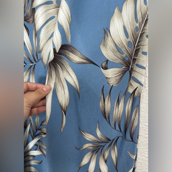 Paradise Motion Hawaiian Leaf Print Sleeveless Dress Women’s 2XL Made in Hawaii - Picture 7 of 14